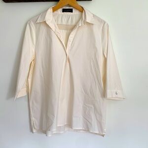 Piazza Sempione Cream Blouse